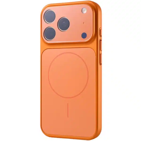 iPhone 17 Pro Matglas Telefoon Hoesje met Lens Bescherming Oranje