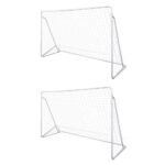 Voetbalgoals 2 St 240X90X150 Cm Staal