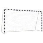 Voetbaldoel Metaal Zwart En Wit