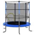 Trampoline Met Veiligheidsnet Rond 140X160 Cm - Afbeelding 4