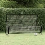 Voetbalrebounder/Voetbaldoel 2-In-1 202X104X120 Cm Staal