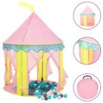 Kinderspeeltent Met 250 Ballen 100X100X127 Cm Roze