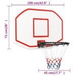 Basketbalbord Polyetheen - Afbeelding 7