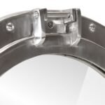 Wandspiegel Patrijspoort Ø50 Cm Aluminium En Glas - Afbeelding 5