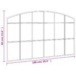 Wandspiegel Boog Ijzer Zwart - Afbeelding 7