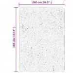 Vloerkleed Huarte Laagpolig Zacht Wasbaar 240X340Cm Kleurig Zand - Afbeelding 10