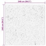 Vloerkleed Huarte Laagpolig Zacht Wasbaar Zwart - Afbeelding 10