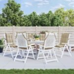 Stoelkussens Hoge Rug Oxford Stof