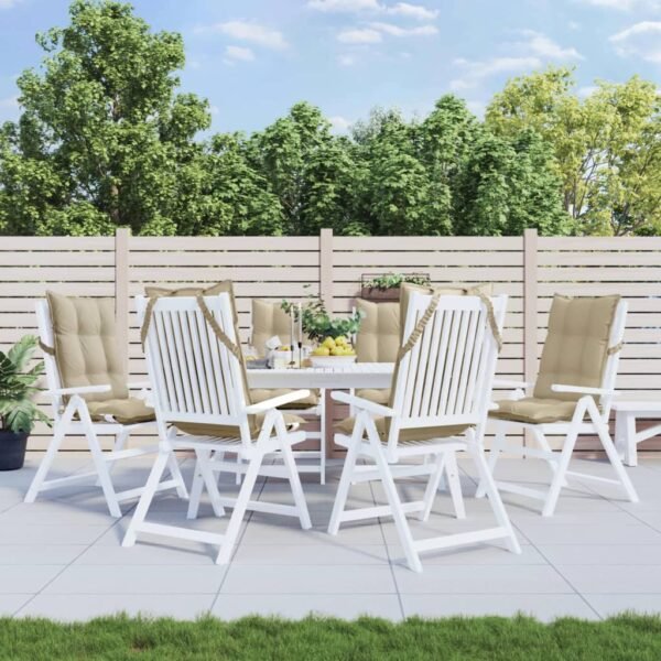 Stoelkussens Hoge Rug Oxford Stof