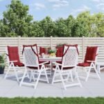 Stoelkussens Hoge Rug Oxford Stof - Afbeelding 35