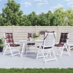 Stoelkussens Hoge Rug Oxford Stof - Afbeelding 70