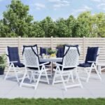 Stoelkussens Hoge Rug Oxford Stof - Afbeelding 43