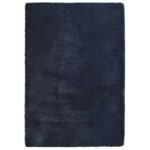 Hoogpolig Vloerkleed Navarra Polyester Marineblauw - Afbeelding 2