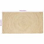 Vloerkleed Natuurlijk En Jute - Afbeelding 8