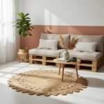 Tapijt Bruin Ø Jute - Afbeelding 2